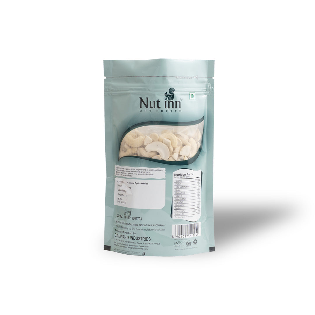 Cashew Splits (Halves) (250gm)